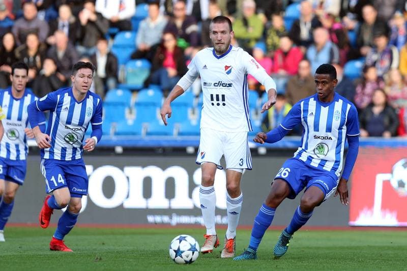 Football. Het Liga. Banik Ostrava - FK Mlada Boleslav. 04.11.2017