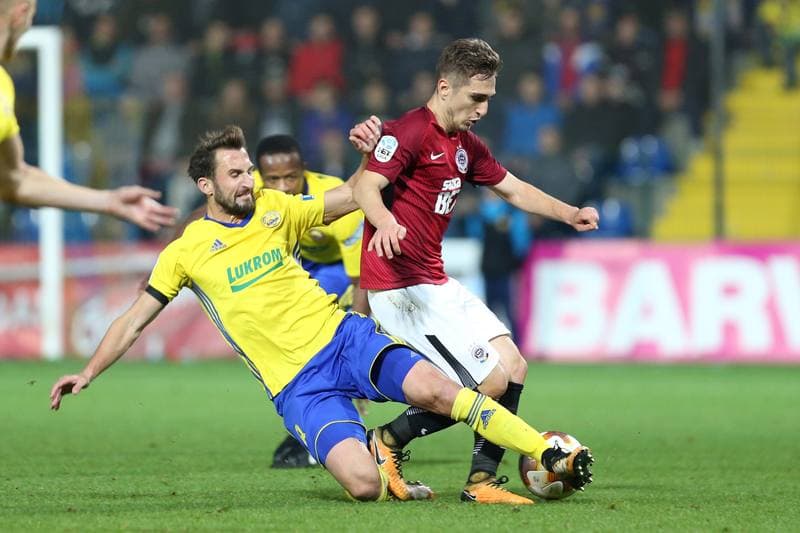 Football. Het Liga. Fastav Zlin - Sparta Prague. 05.11.2017