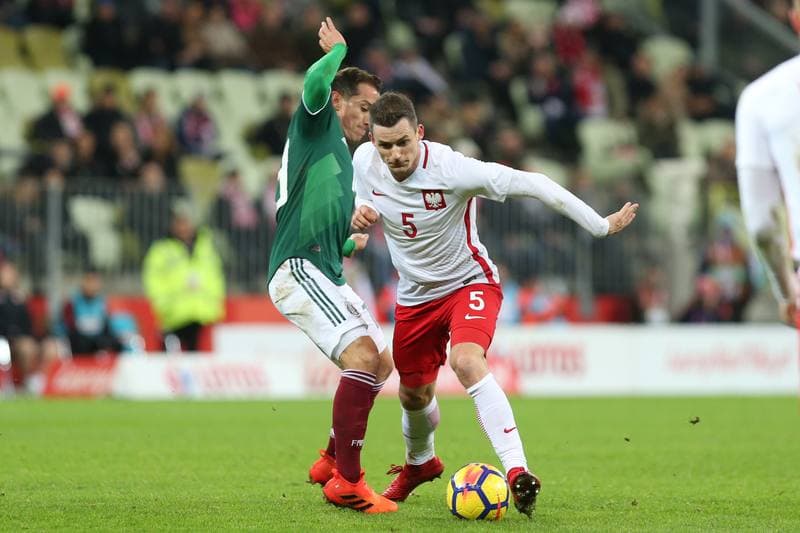 Football. International Friendly. Poland - Mexico. 13.11.2017