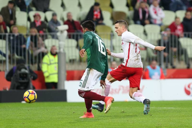 Football. International Friendly. Poland - Mexico. 13.11.2017