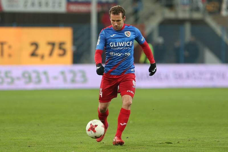 Football. Lotto Ekstraklasa. Piast Gliwice - Cracovia Krakow. 18.11.2017