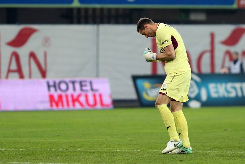 Football. Lotto Ekstraklasa. Piast Gliwice - Cracovia Krakow. 18.11.2017