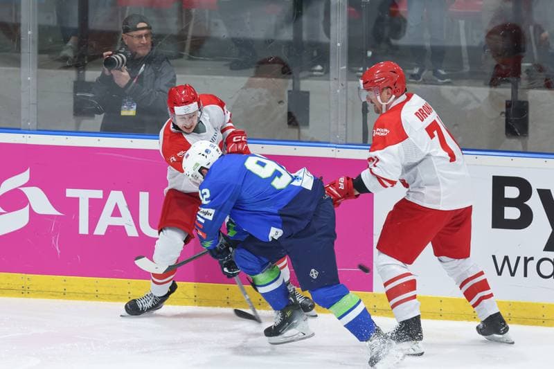 Ice Hockey. Friendly Match. Poland - Slovenia. 18.04.2024