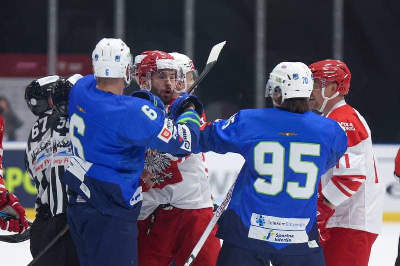 Ice Hockey. Friendly Match. Poland - Slovenia. 19.04.2024