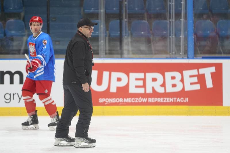Ice Hockey. Poland national team. Training. 22.04.2024