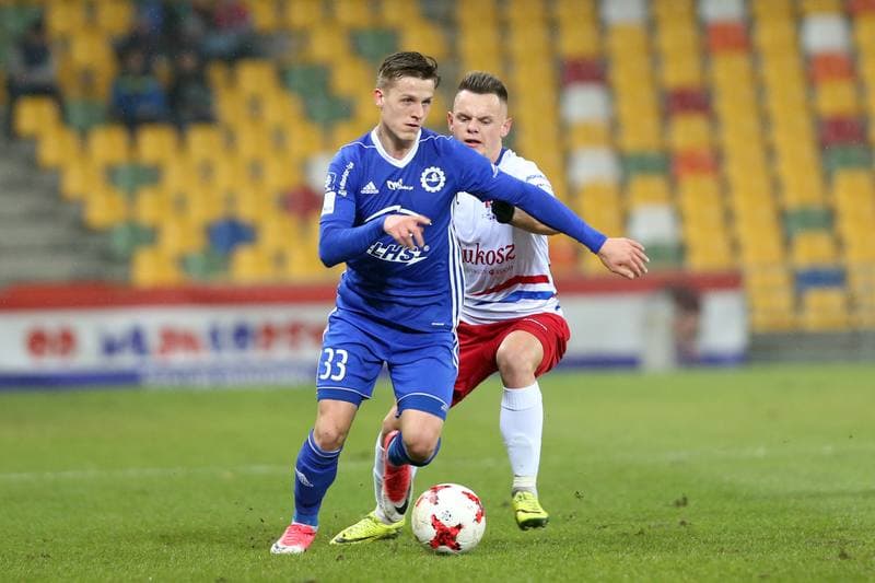 Football. Nice I Liga. Podbeskidzie Bielsko-Biala - Stal Mielec. 21.11.2017