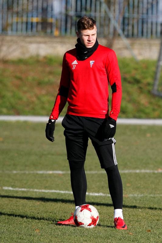 Football. Gornik Zabrze. Training. 23.11.2017