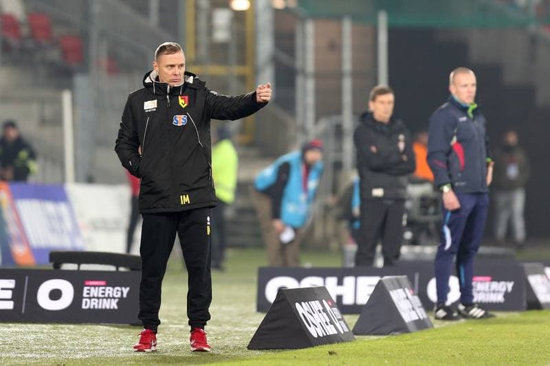 Football. Lotto Ekstraklasa. Gornik Zabrze - Jagiellonia Bialystok. 24.11.2017