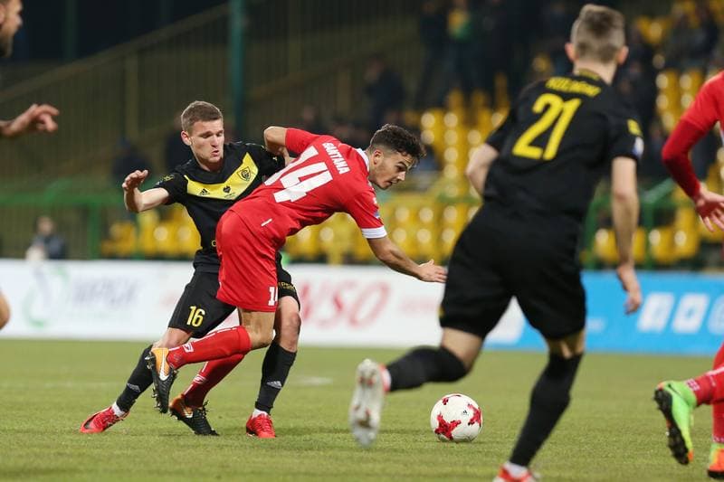 Football. Nice I Liga. GKS Katowice - Miedz Legnica. 25.11.2017