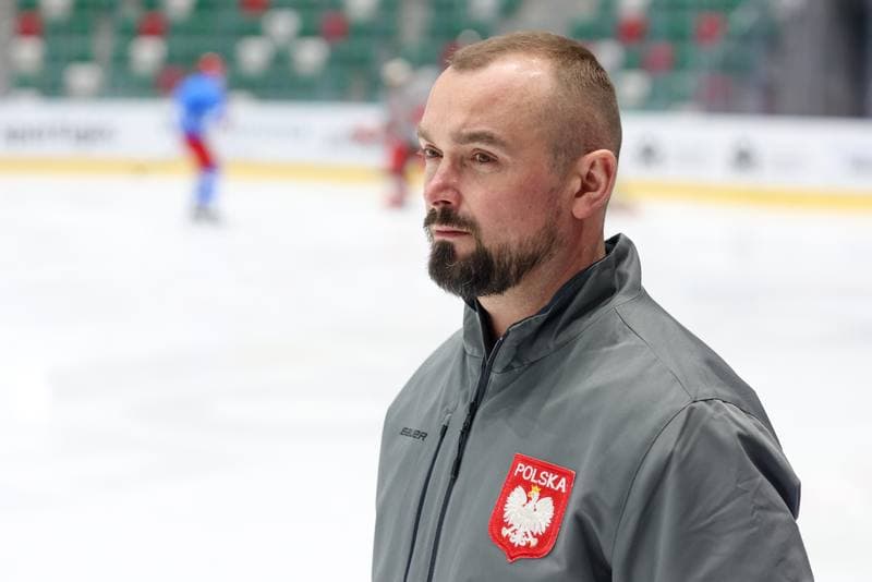 Ice Hockey. Poland national team. Training. 30.04.2024