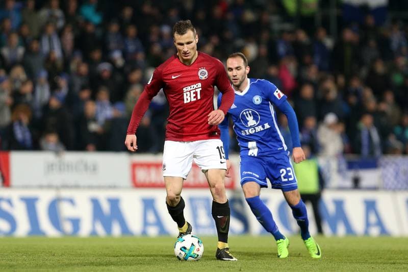 Football. Het Liga. Sigma Olomouc - Sparta Prague. 26.11.2017