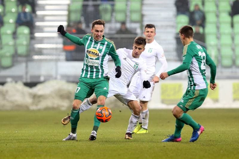 Football. Het Liga. MFK Karvina - Bohemians 1905. 02.12.2017