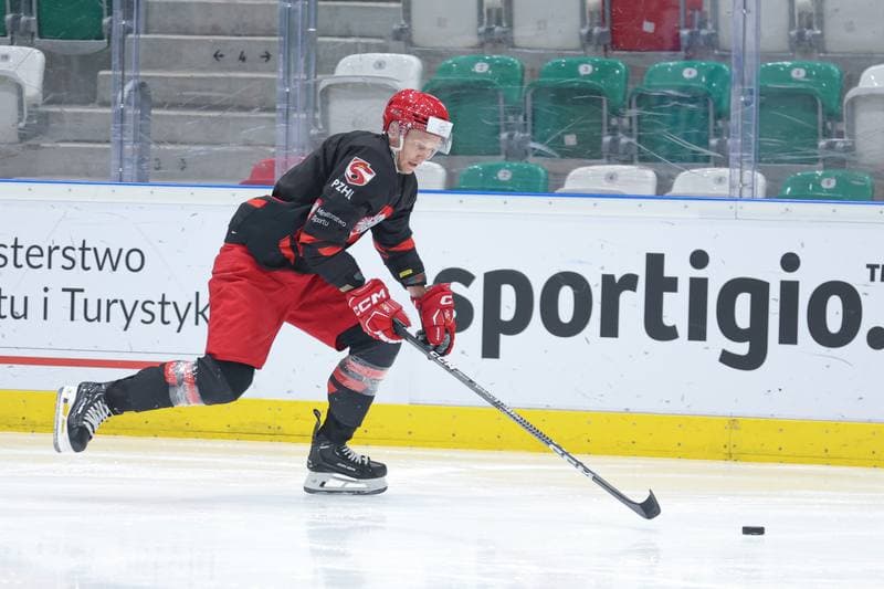 Ice Hockey. Poland national team. Training. 06.05.2024