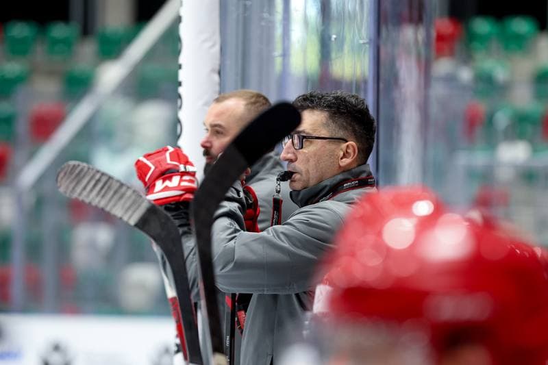 Ice Hockey. Poland national team. Training. 06.05.2024