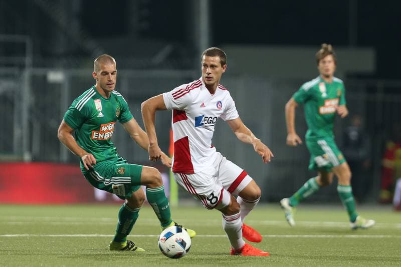 Football. UEFA Europa League. AS Trencin - Rapid Wien. 18.08.2016