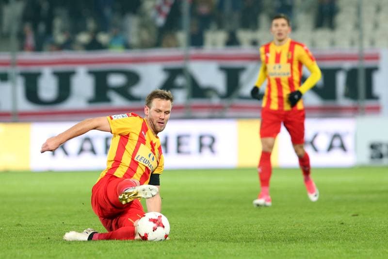 Football. Lotto Ekstraklasa. Cracovia Krakow - Korona Kielce. 04.12.2017