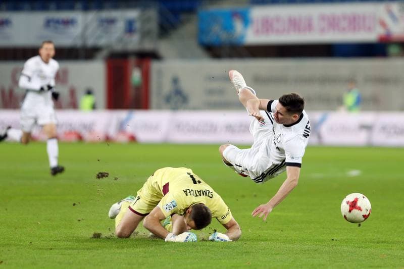 Football. Lotto Ekstraklasa. Piast Gliwice - Legia Warsaw. 12.12.2017