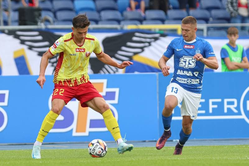 Football. Betclic I liga. Ruch Chorzow - Znicz Pruszkow. 28.07.2024