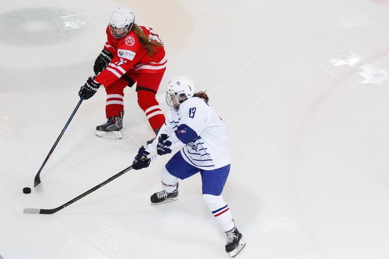 Ice Hockey. Women's U18 National Team. Poland - France. 03.01.2018
