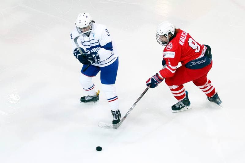 Ice Hockey. Women's U18 National Team. Poland - France. 03.01.2018