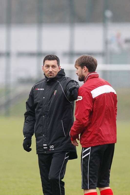 Football. Zaglebie Sosnowiec. Training. 08.01.2018