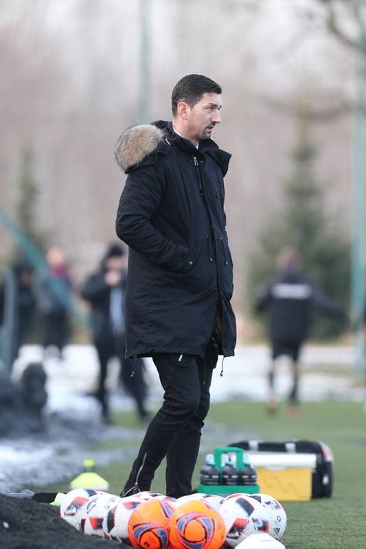 Football. Sparing. Zaglebie Sosnowiec - Cracovia Krakow. 17.01.2018