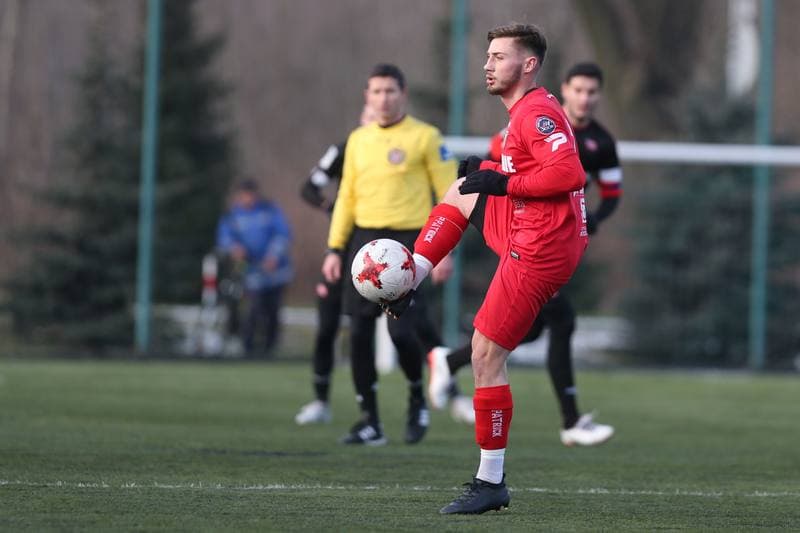 Football. Sparing. Zaglebie Sosnowiec - Cracovia Krakow. 17.01.2018