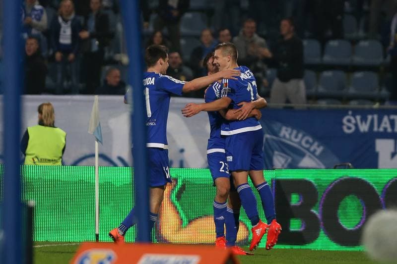 Football. Lotto Ekstraklasa. Ruch Chorzow - Korona Kielce. 24.10.2016