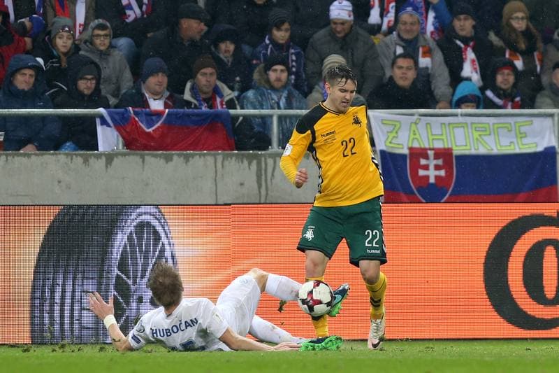 Football. World Cup Qualifiers. Slovakia - Lithuania. 11.11.2016