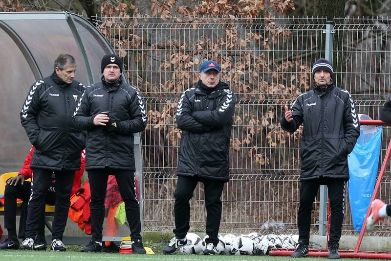 Football. Sparing. GKS Tychy - SFC Opava. 02.02.2018