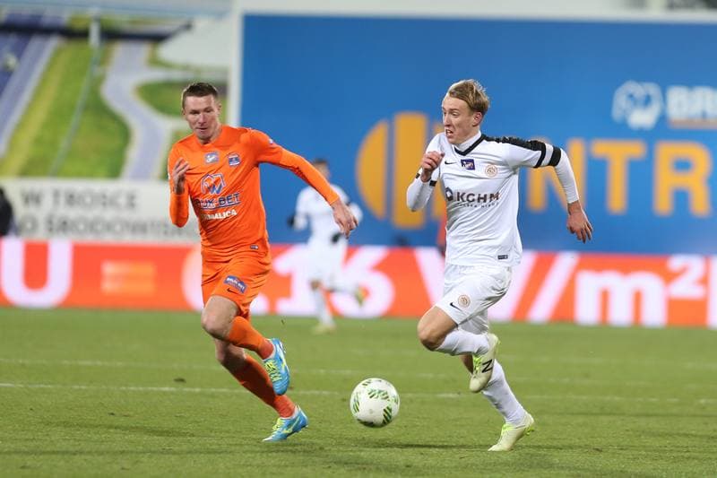 Football. Lotto Ekstraklasa. Bruk-Bet Termalica Nieciecza - Zaglebie Lubin. 02.12.2016
