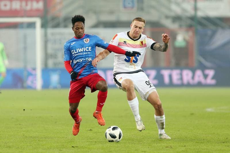 Football. Lotto Ekstraklasa. Piast Gliwice - Jagiellonia Bialystok. 12.02.2018