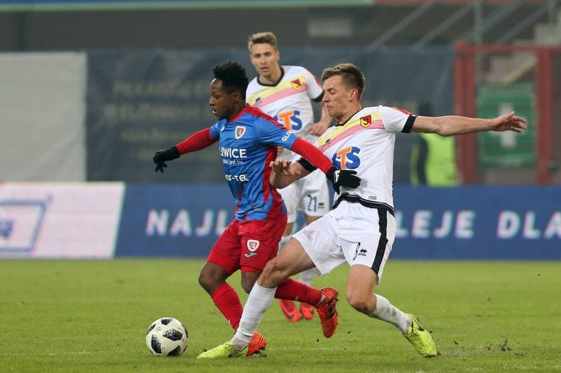 Football. Lotto Ekstraklasa. Piast Gliwice - Jagiellonia Bialystok. 12.02.2018