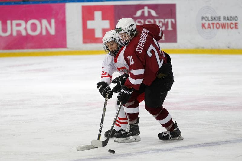 Ice Hockey. TCN. Poland - Latvia. 17.02.2018