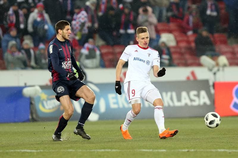 Football. Lotto Ekstraklasa. Gornik Zabrze - Pogon Szczecin. 28.02.2018