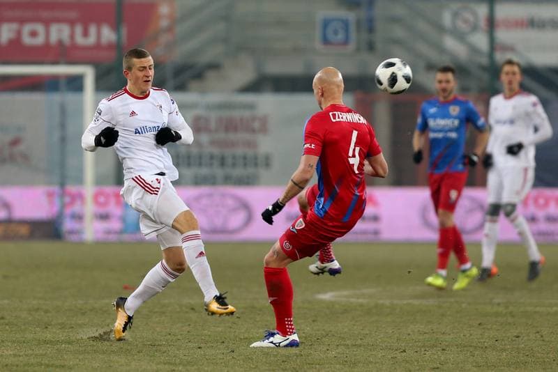 Football. Lotto Ekstraklasa. Piast Gliwice - Gornik Zabrze. 03.03.2018