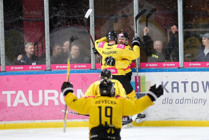 Ice Hockey. Polska Hokej Liga. Tauron KH GKS Katowice - Comarch Cracovia. 12.03.2018