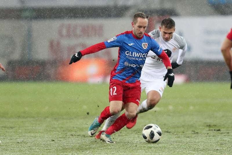 Football. Lotto Ekstraklasa. Piast Gliwice - Zaglebie Lubin. 16.03.2018