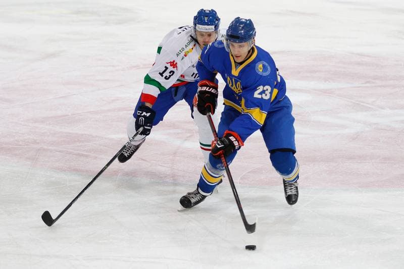 Ice Hockey. Euro Ice Hockey Challenge. Italy - Ukraine. 09.02.2017