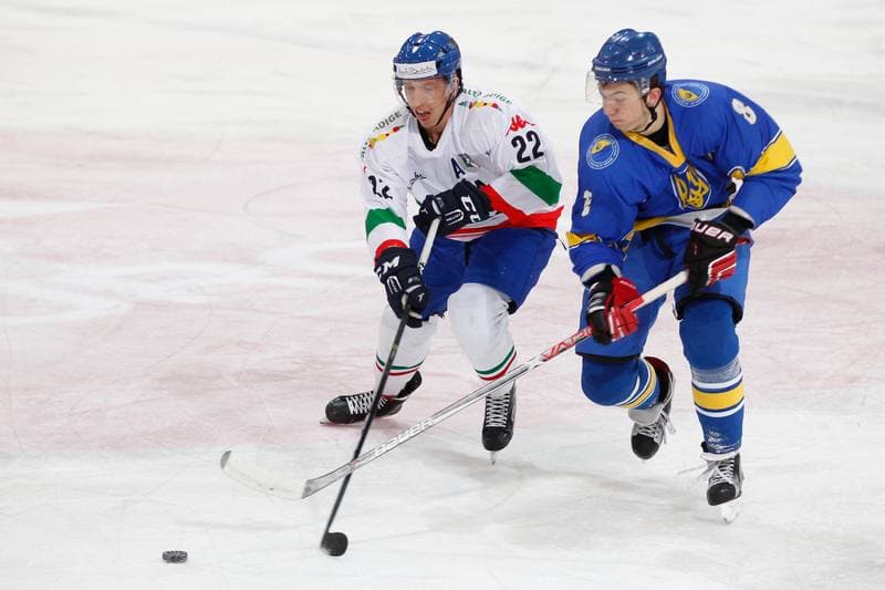 Ice Hockey. Euro Ice Hockey Challenge. Italy - Ukraine. 09.02.2017