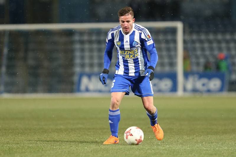 Football. Nice I Liga. Ruch Chorzow - Podbeskidzie Bielsko-Biala. 17.03.2018