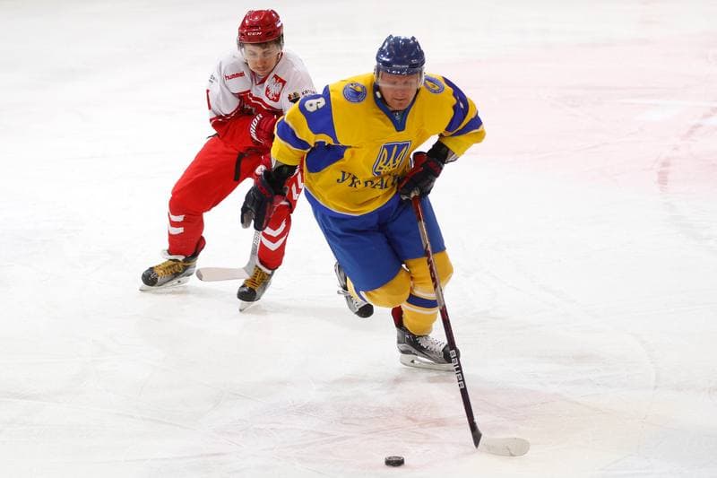 Ice Hockey. Euro Ice Hockey Challenge. Poland - Ukraine. 10.02.2017