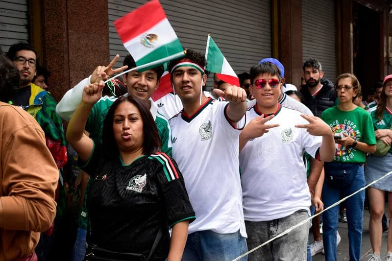 Football. World Cup 2026. Mexico. Fan zone. 11.06.2026