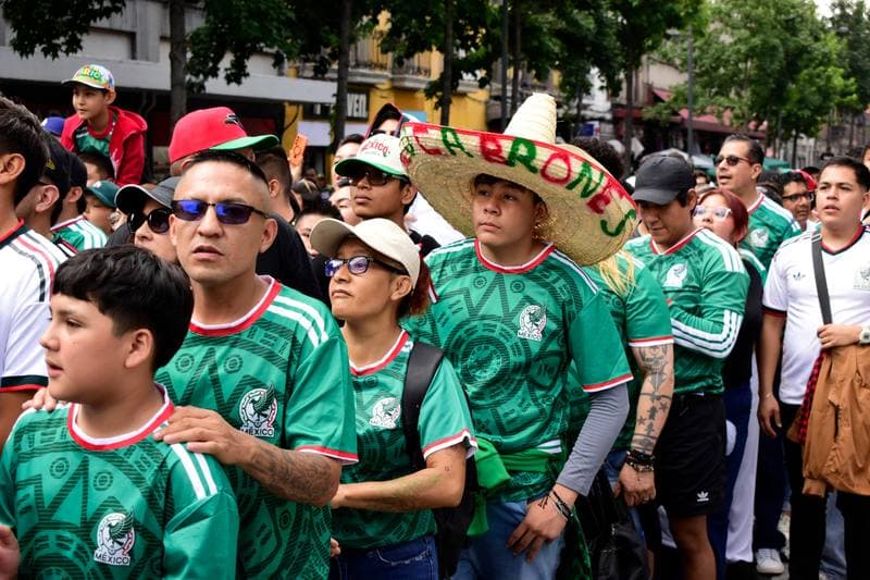 Football. World Cup 2026. Mexico. Fan zone. 11.06.2026