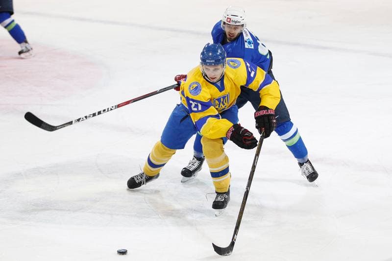 Ice Hockey. Euro Ice Hockey Challenge. Ukraine - Slovenia. 11.02.2017