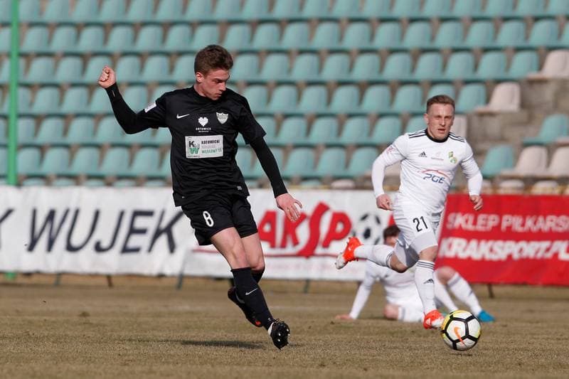 Football. II Liga. Rozwoj Katowice - GKS Belchatow. 24.03.2018
