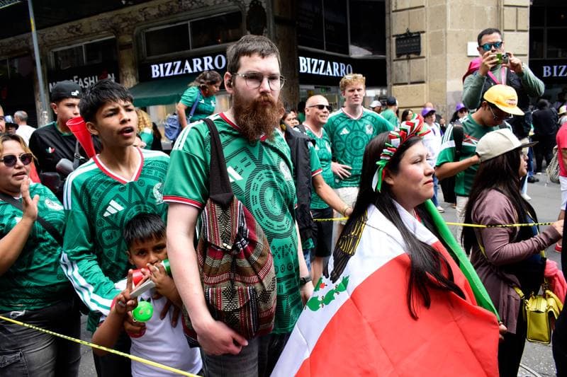 Football. World Cup 2026. Mexico. Fan zone. 11.06.2026