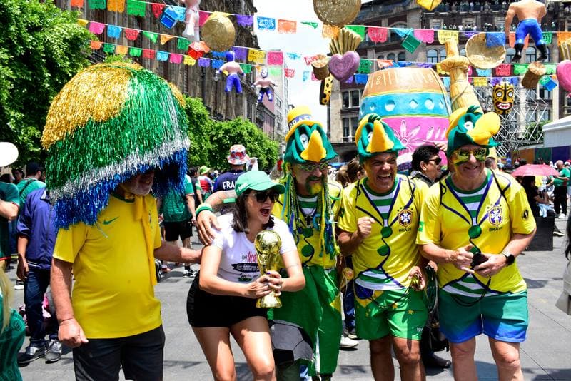 Football. World Cup 2026. Mexico. Fan zone. 11.06.2026