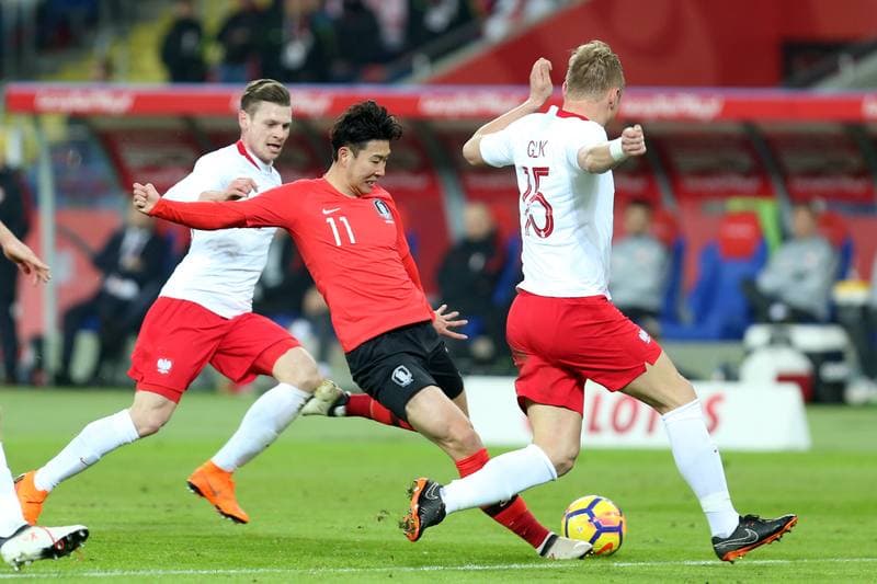 Football. International Friendly. Poland - South Korea. 27.03.2018