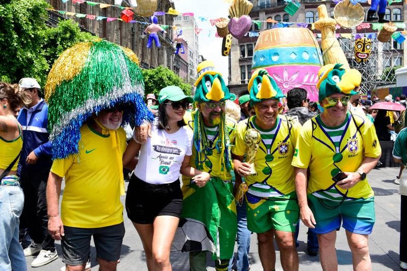 Football. World Cup 2026. Mexico. Fan zone. 11.06.2026
